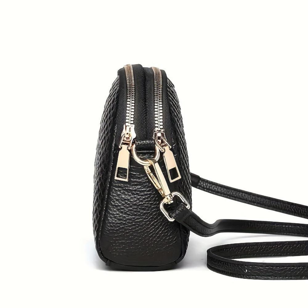 Isabella | Mini sac bandoulière en simili crocodile