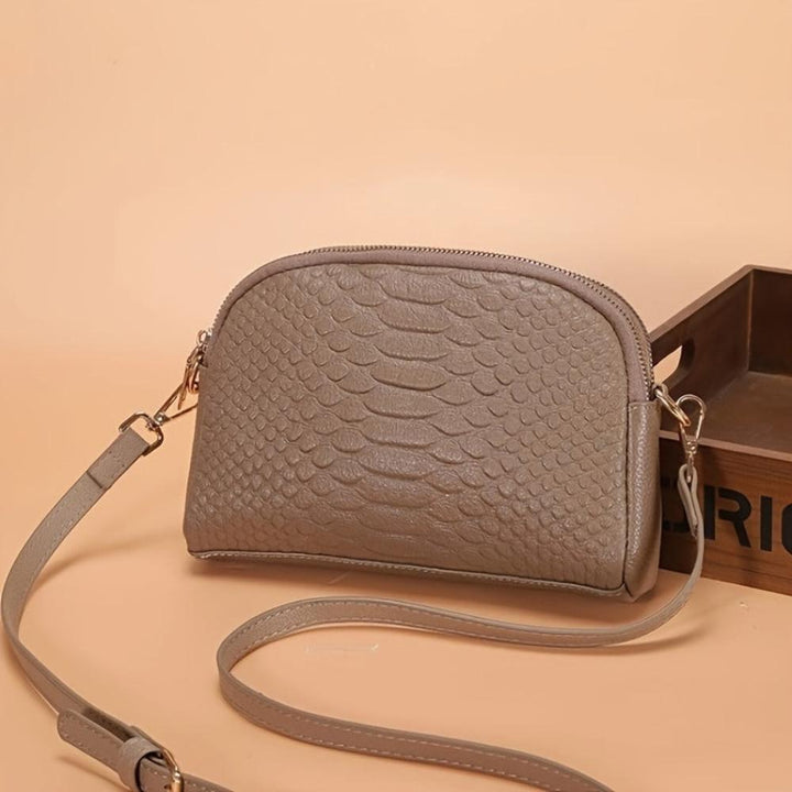 Isabella | Mini sac bandoulière en simili crocodile