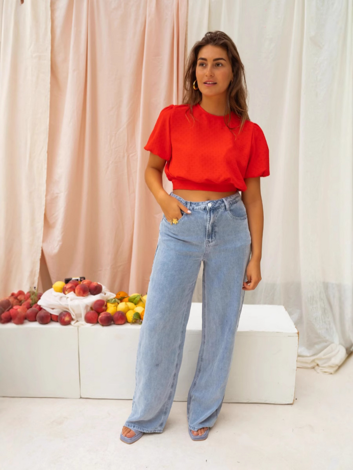 Estée | LA Blouse Croppee