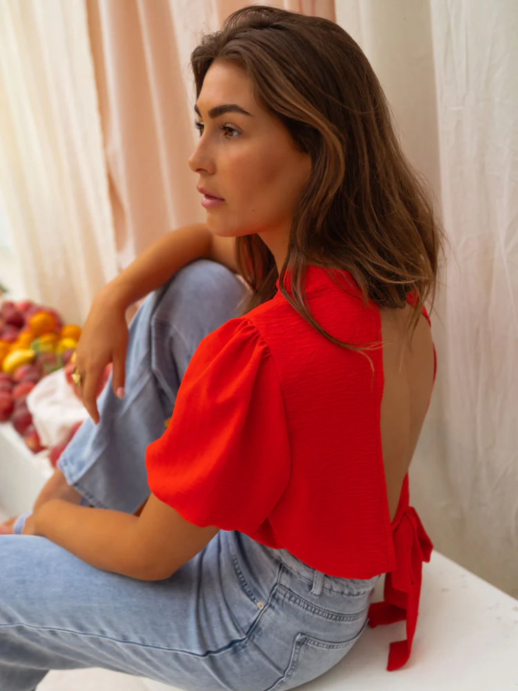Estée | LA Blouse Croppee